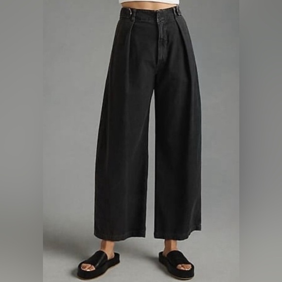 Citizens Of Humanity navy Wide-Leg Pants - Picture 1 of 9